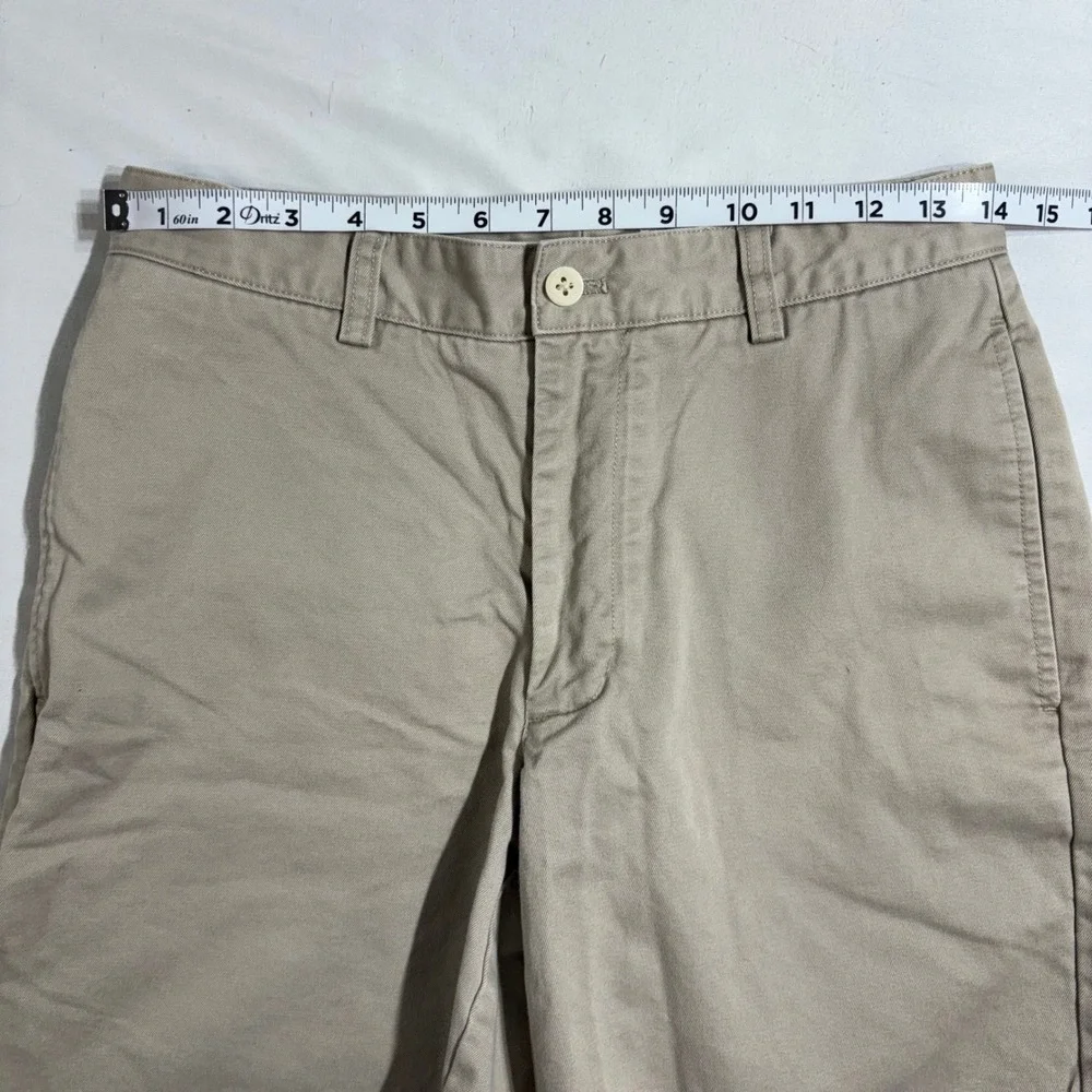 Vineyard Vines Club Short Men 28 Khaki Tan Cotton Twill Chino Preppy Golf Casual